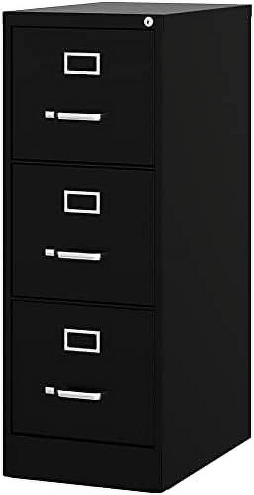 Fortress Black Steel 4-Drawer Lockable Vertical File Cabinet