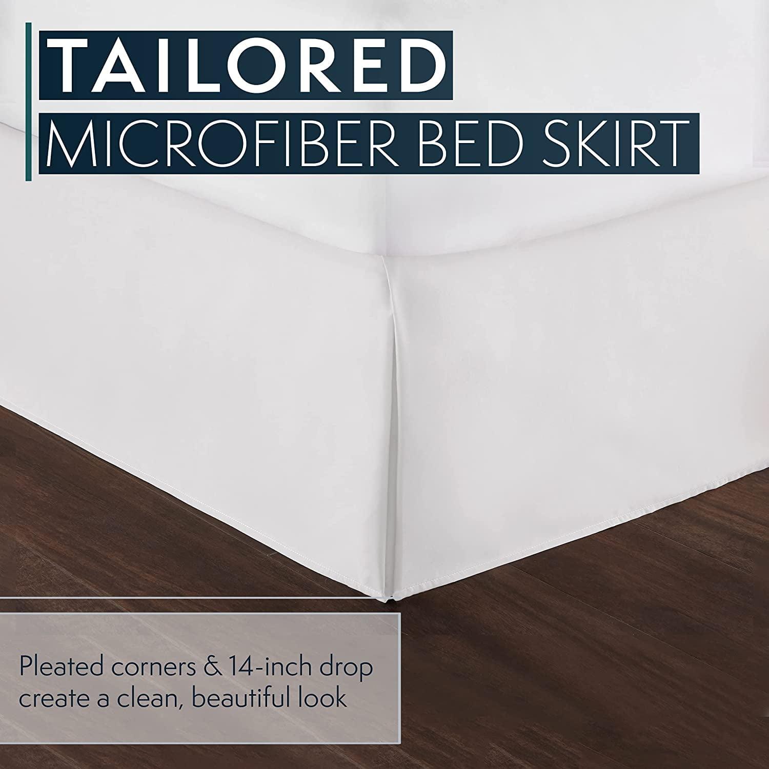 Shopbedding Blissford Tailored Bed Skirt with Split Corner