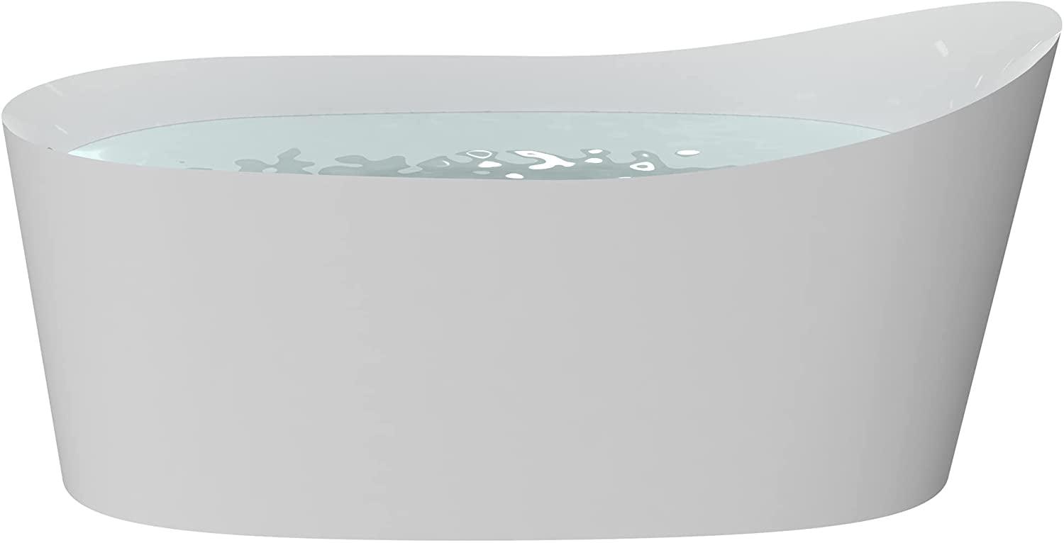 62.4'' x 29.33'' Freestanding Soaking Acrylic Bathtub