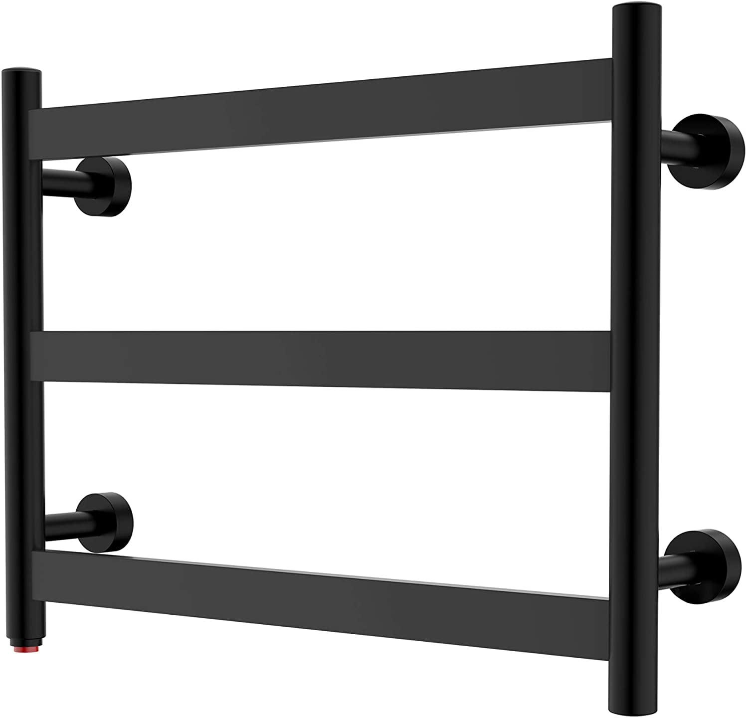 Matte Black Stainless Steel Wall Mounted Towel Warmer