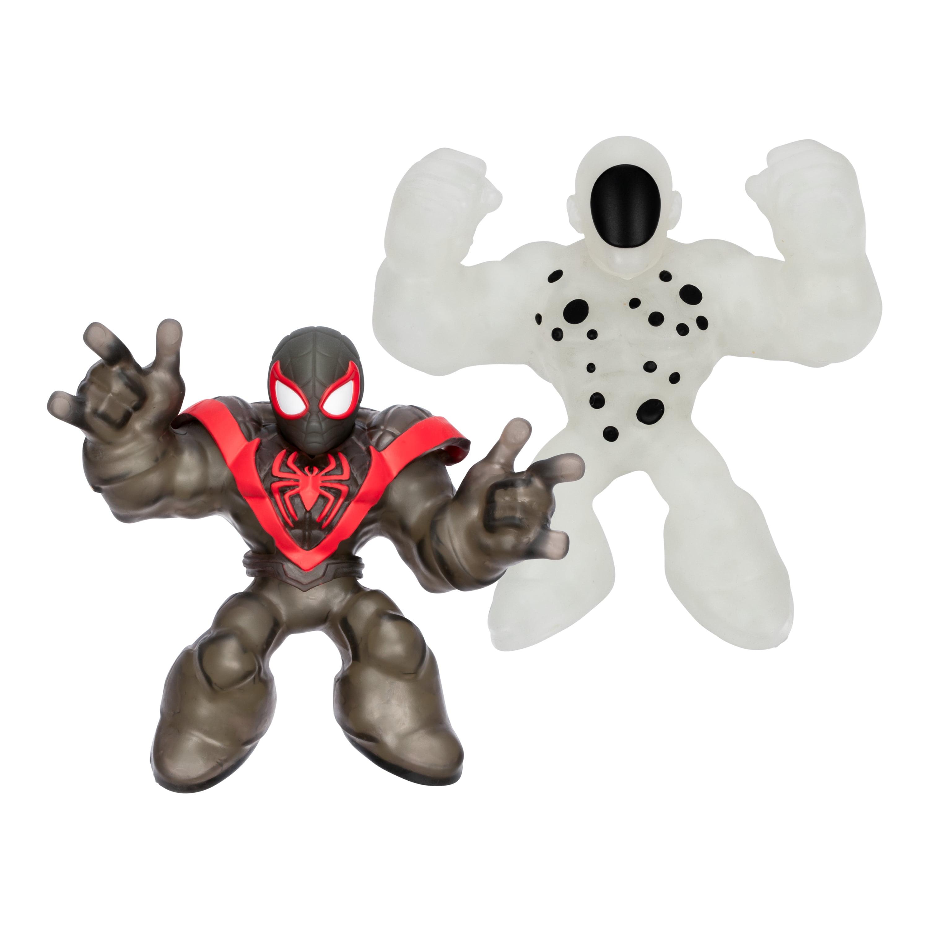 Heroes of Goo Jit Zu Glow Surge Miles Morales and The Spot Action Figures