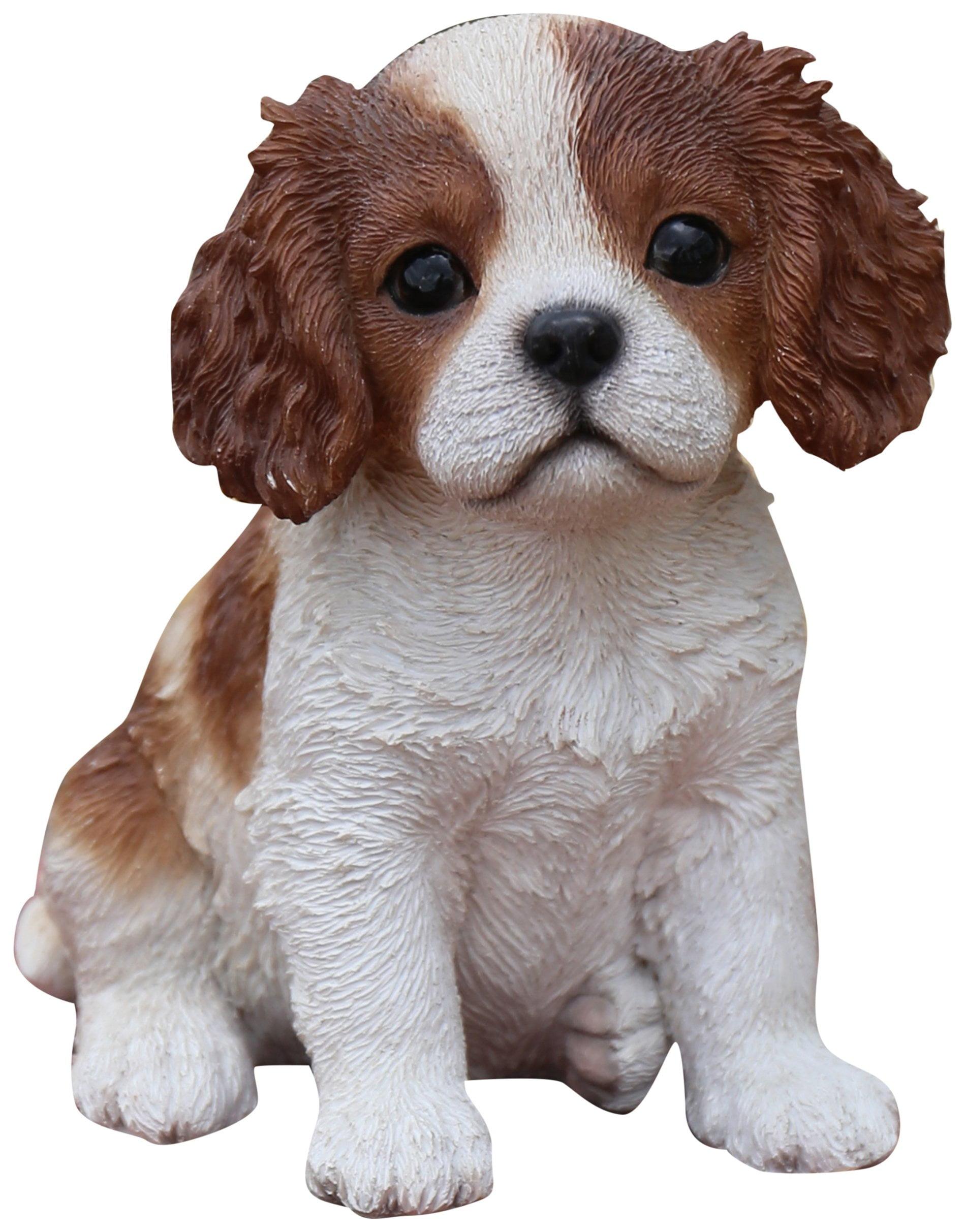 Hi-Line Gift Ltd. Sitting King Charles Puppy Statue