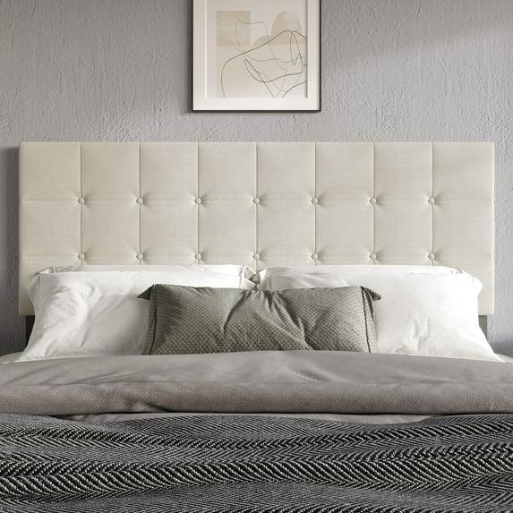 Home Design Twin Ida Headboard Warm Gray