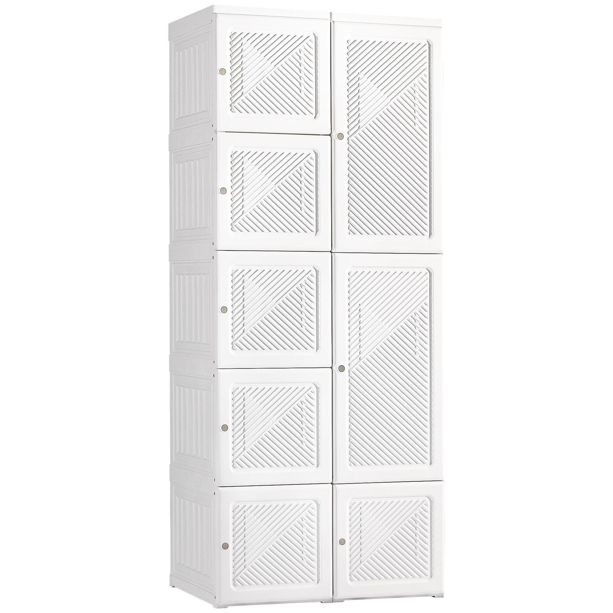 HomCom 27.25'' Fabric Portable Wardrobe