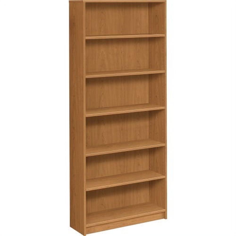 Harvest Laminate Adjustable 6-Shelf Bookcase 84" High