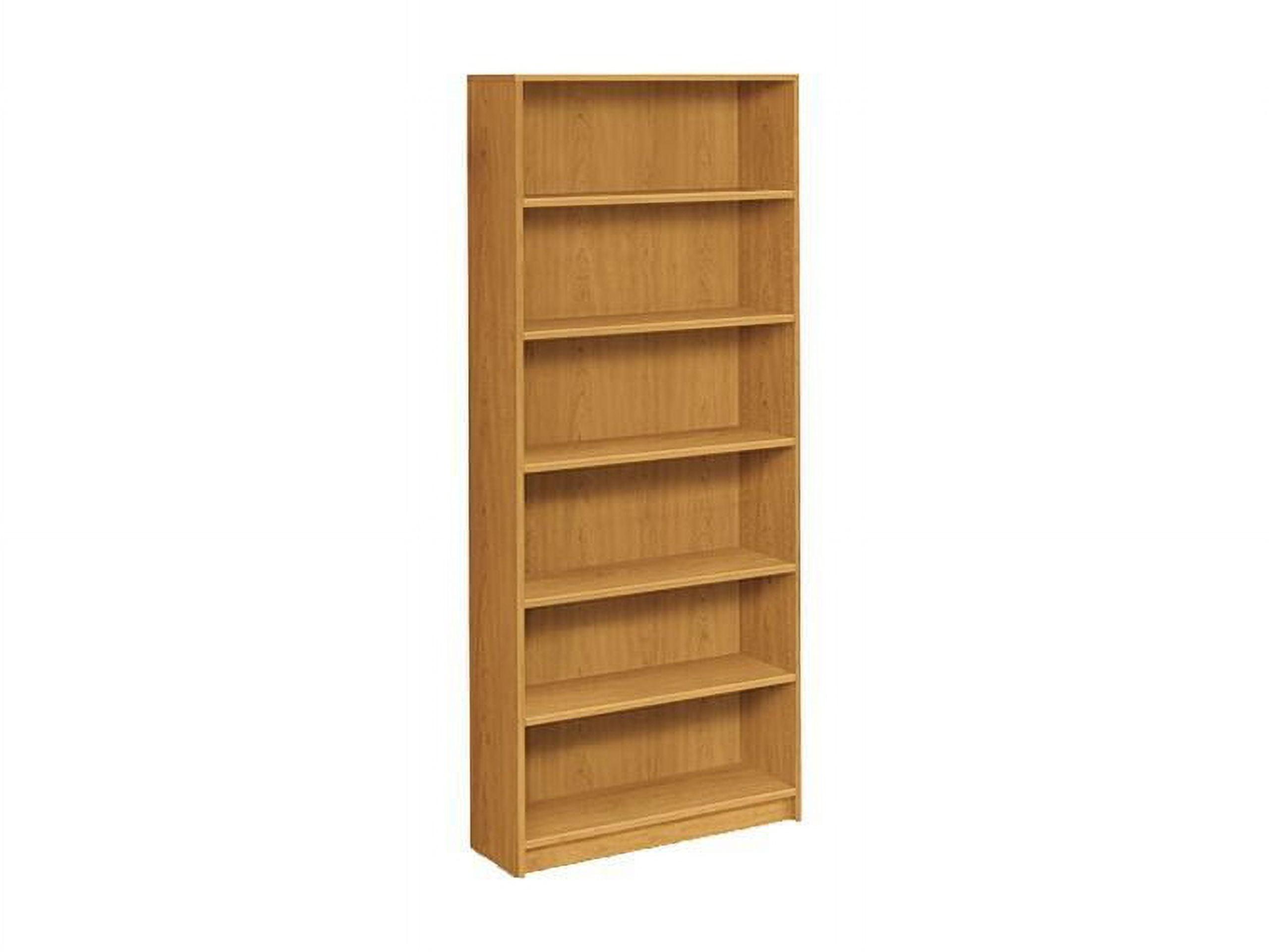 Harvest Laminate Adjustable 6-Shelf Bookcase 84" High