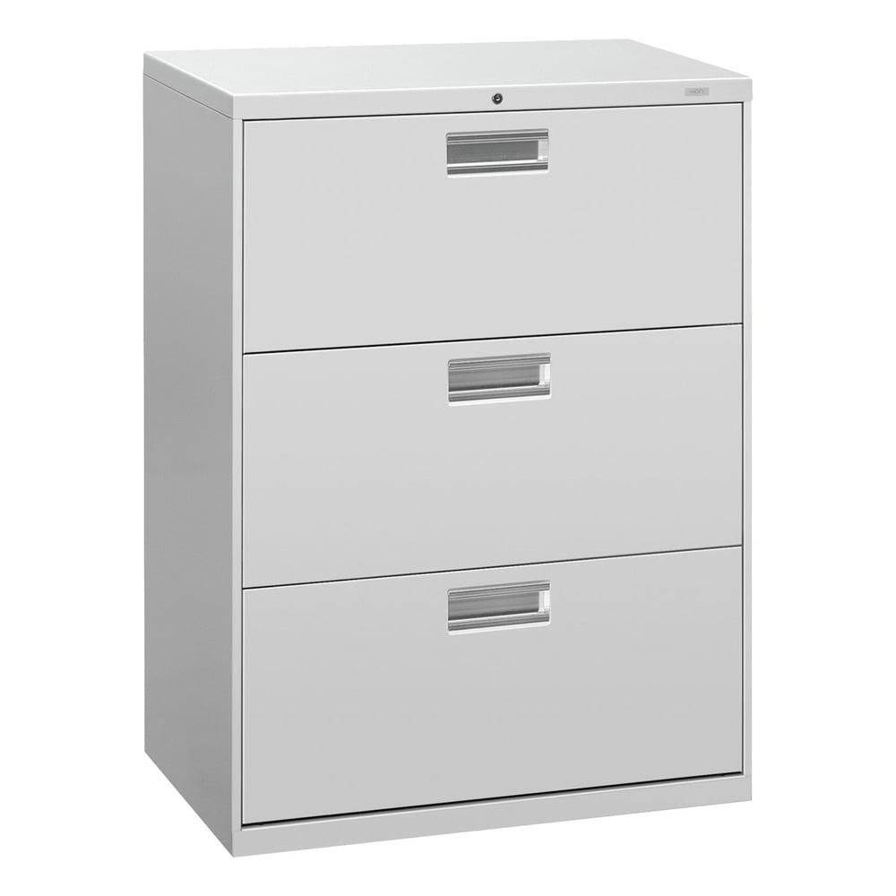 HON Brigade 600 Series 3-Drawer Lateral Filing Cabinet