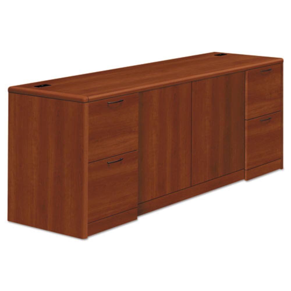 Cognac 72" High-Pressure Laminate Credenza with Doors