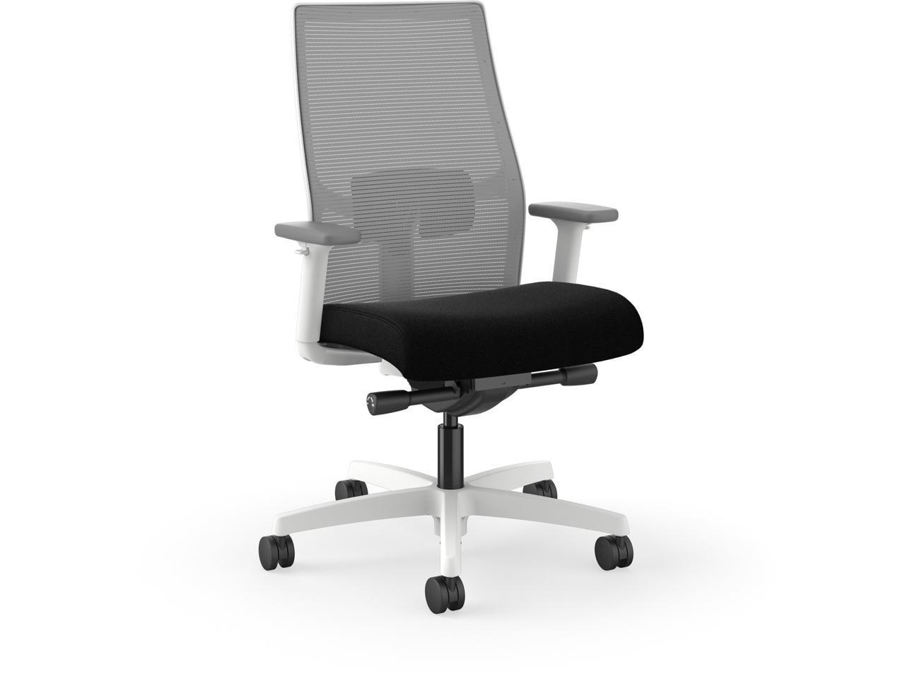 Navy Fabric Mesh Task Chair with Adjustable Arms and Swivel