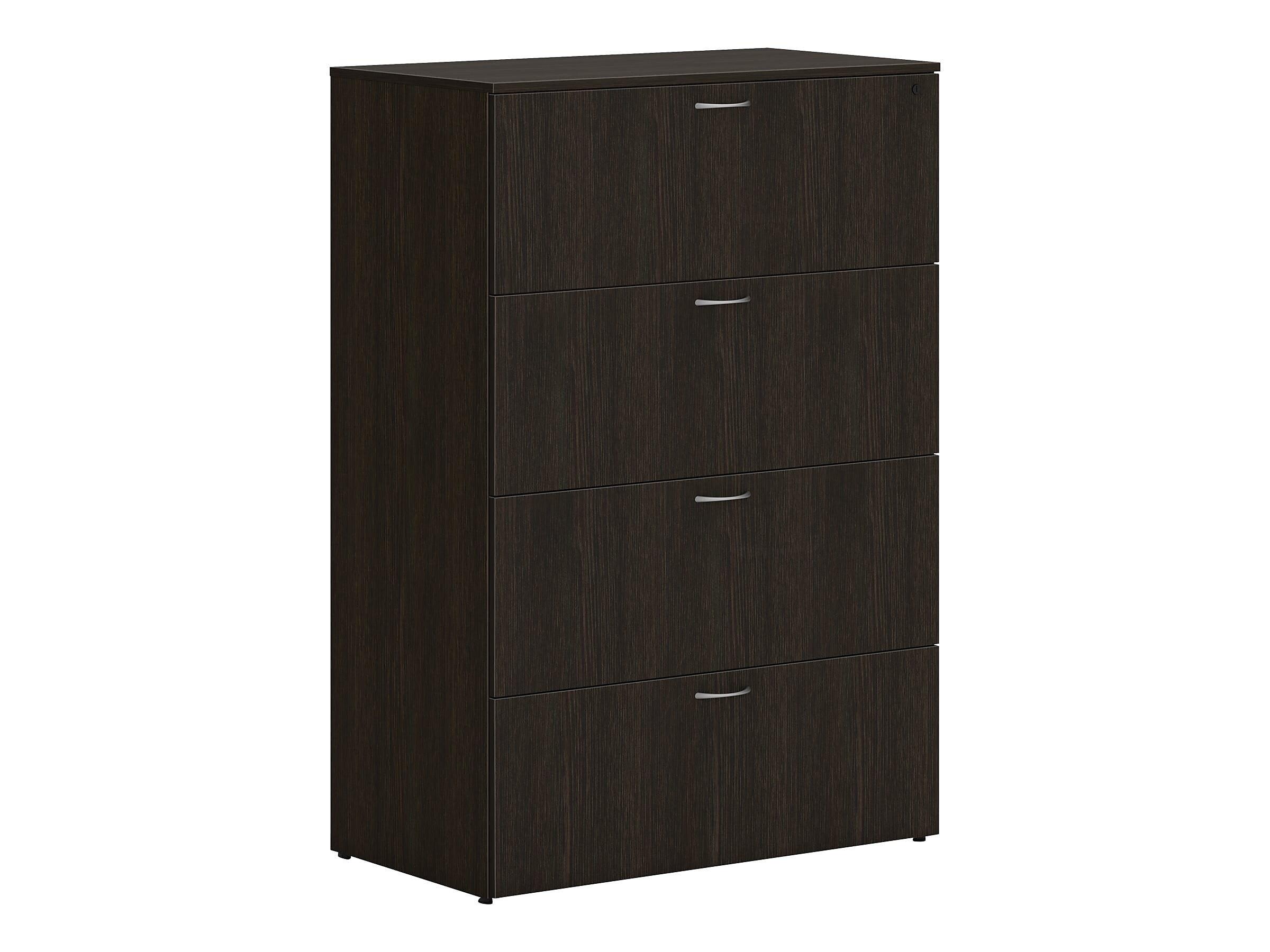 HON Mod 36" Wide 4 -Drawer File Cabinet