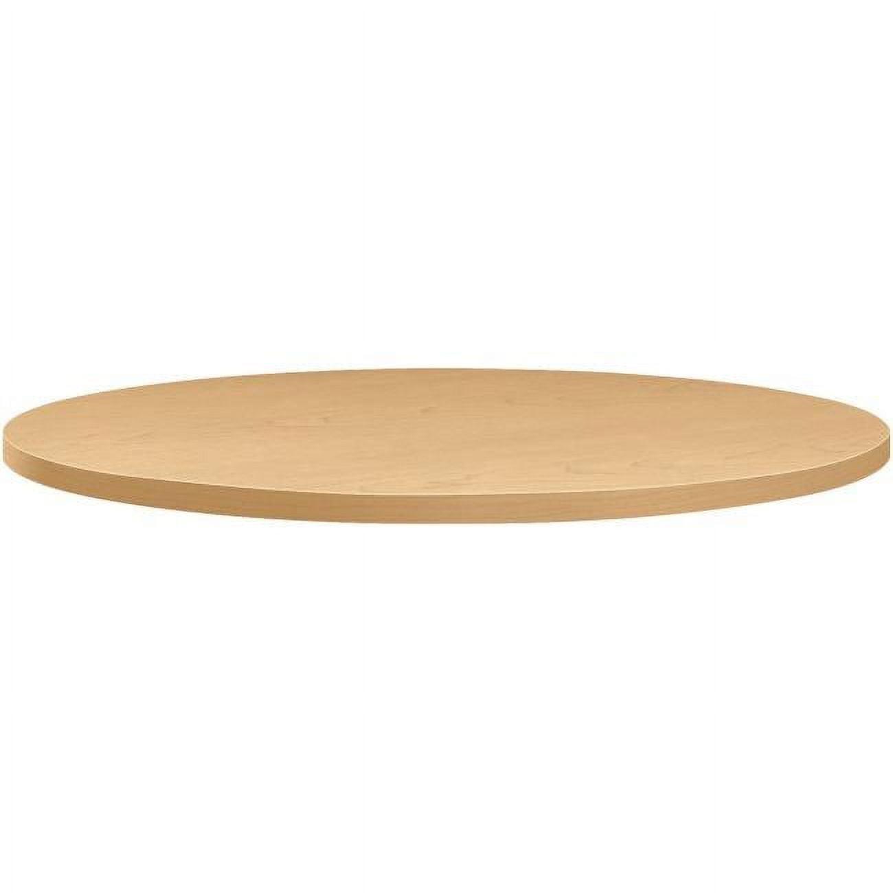 Natural Maple 36" Round Cafe Table Top with High-Pressure Laminate Finish