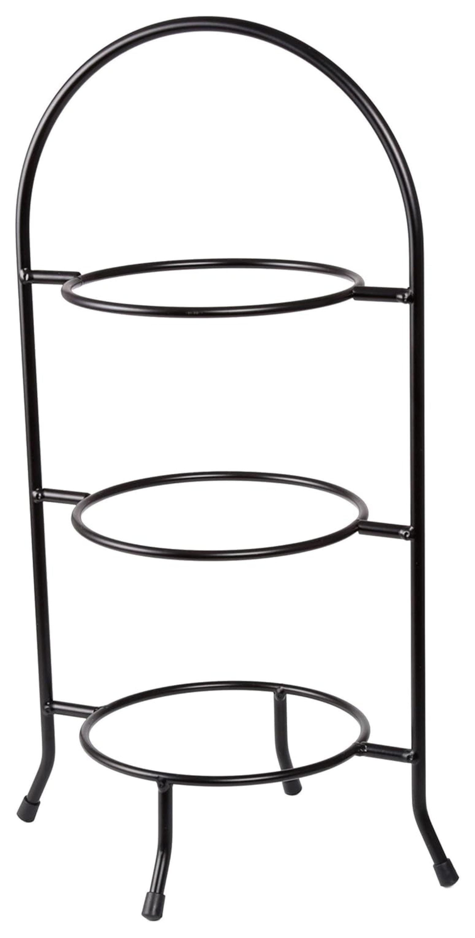 Iron Works Metalware Dessert Plate Rack - 3 Tier