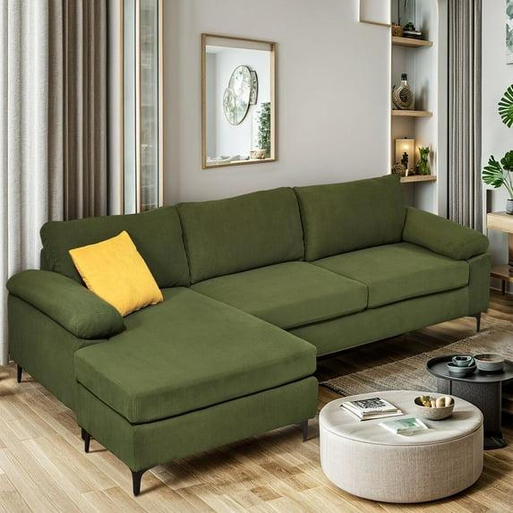 Wade Logan® Avrianna 2 - Piece Upholstered Sectional