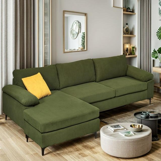 Wade Logan® Avrianna 2 - Piece Upholstered Sectional