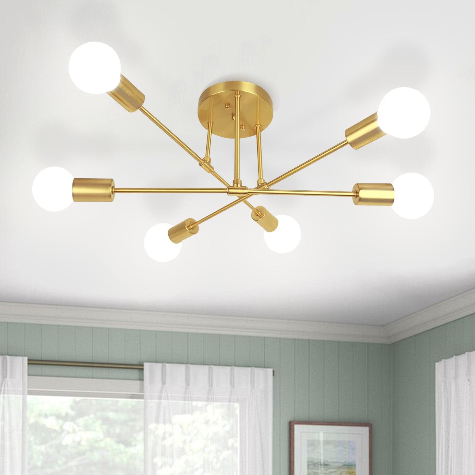 Sevin 6 - Light 25.2'' Sputnik Cylinder Flush Mount