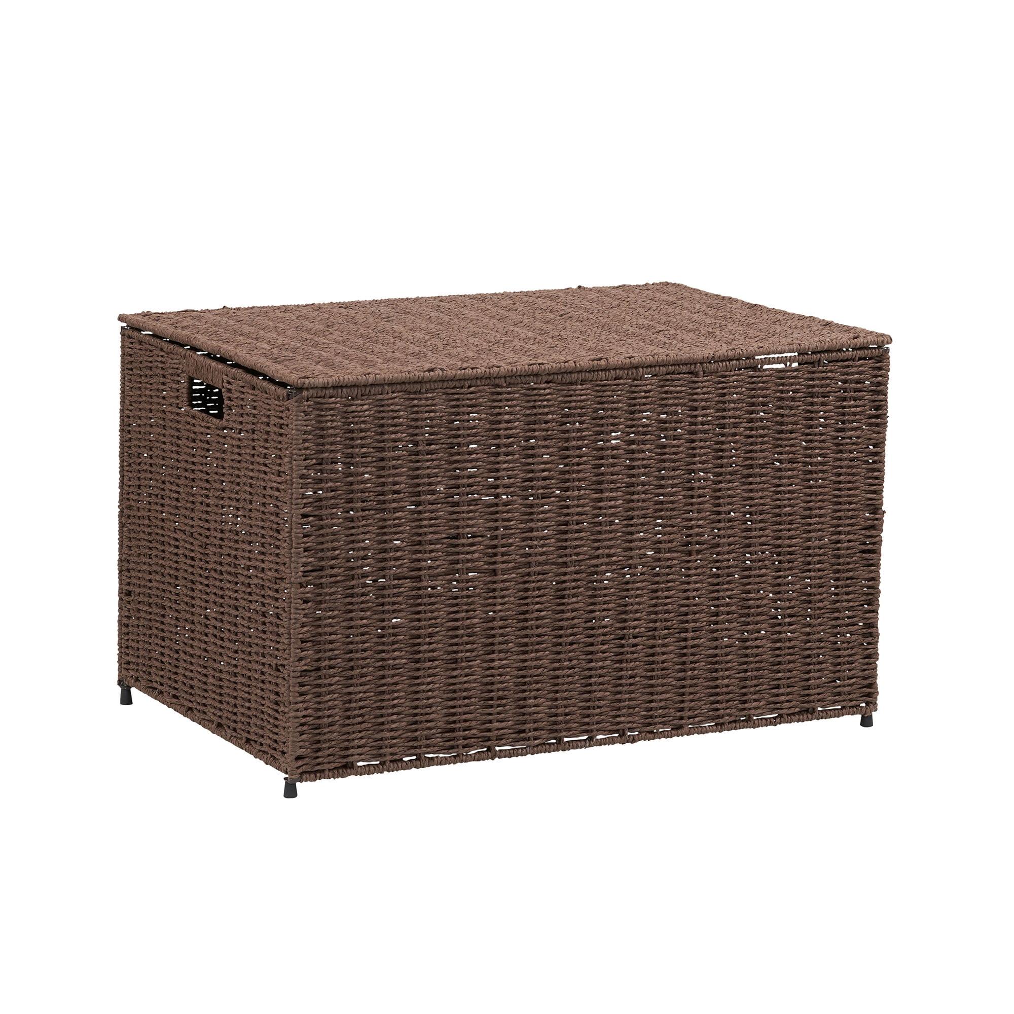Large Woven Sturge Chest | Paper Rope | Coffee