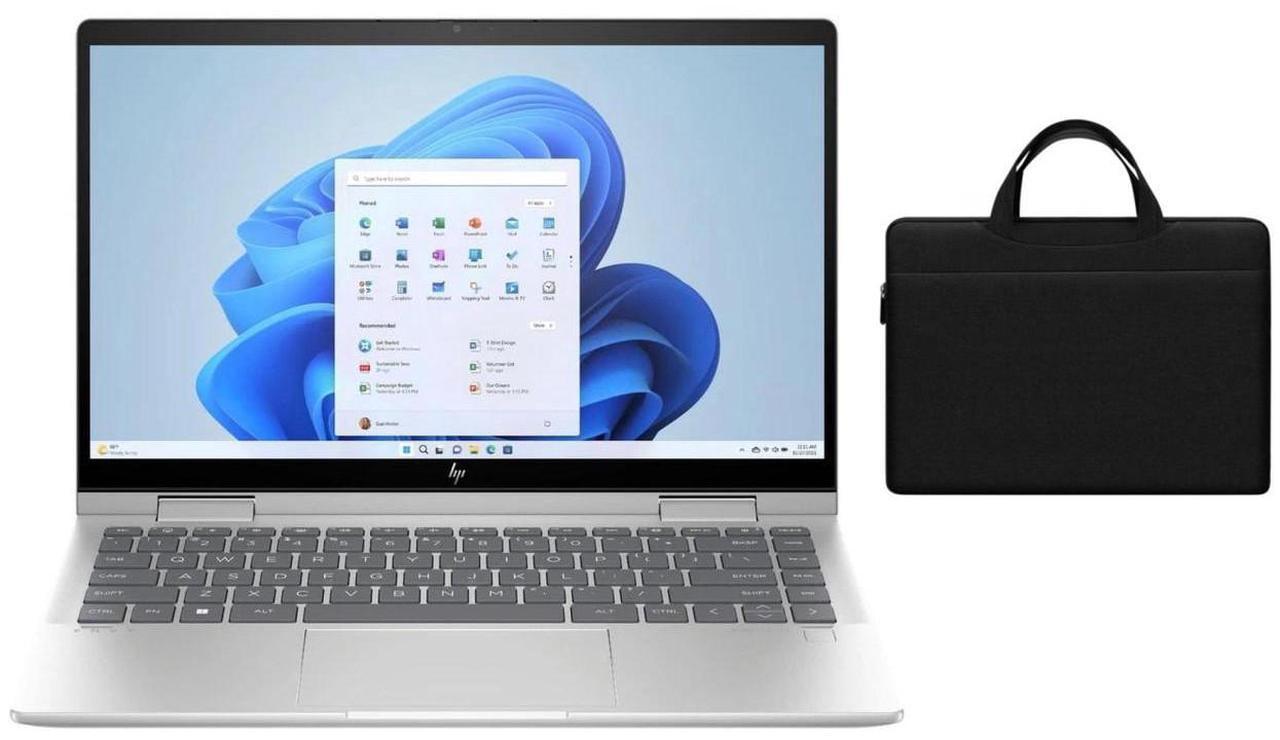 HP Envy x360 14" Full HD 2-in-1 Touchscreen Laptop, Intel Core 5 120U, 8GB RAM, 512GB SSD, Windows 11 Home