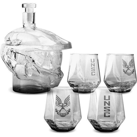 Ukonic 6 Piece Whiskey Decanter Set