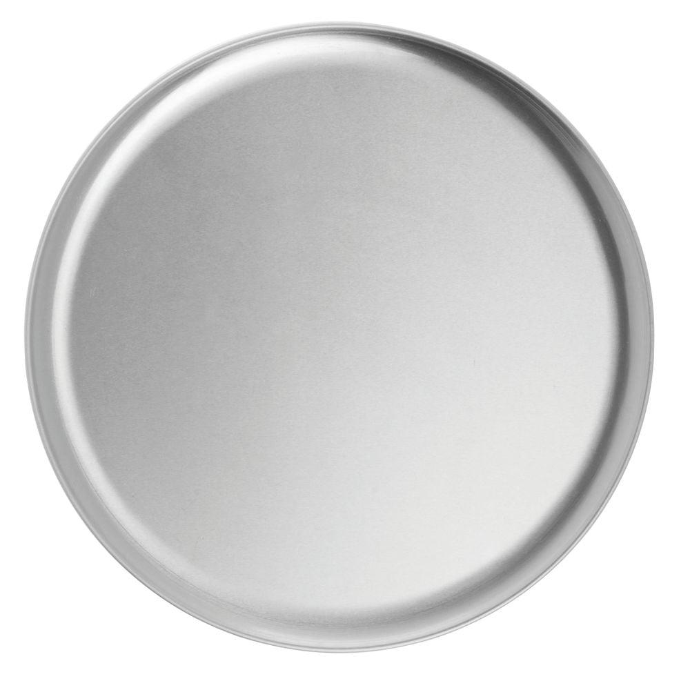 12" Silver Aluminum Coupe Style Pizza Pan