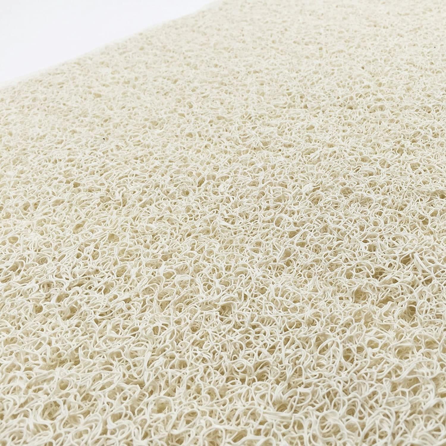 HUJI  Slip-Resistant Loofah Shower Mat