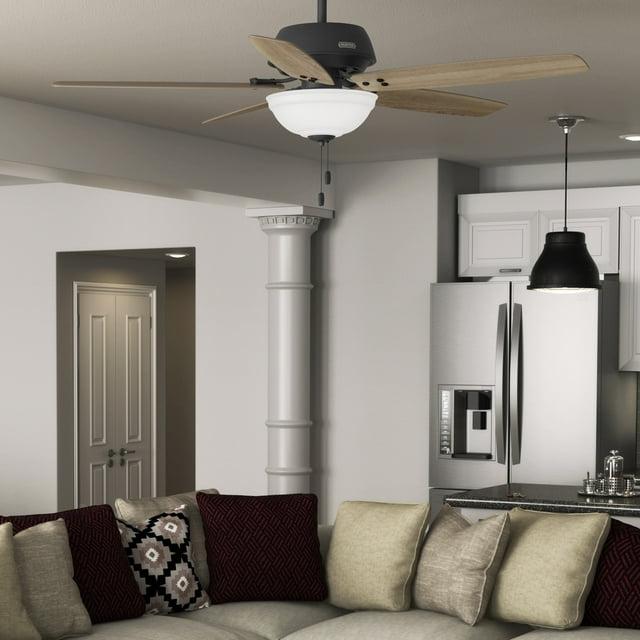 Hunter Fan Reveille 60" 5 - Blade Ceiling Fan With Lights And Pull Chain