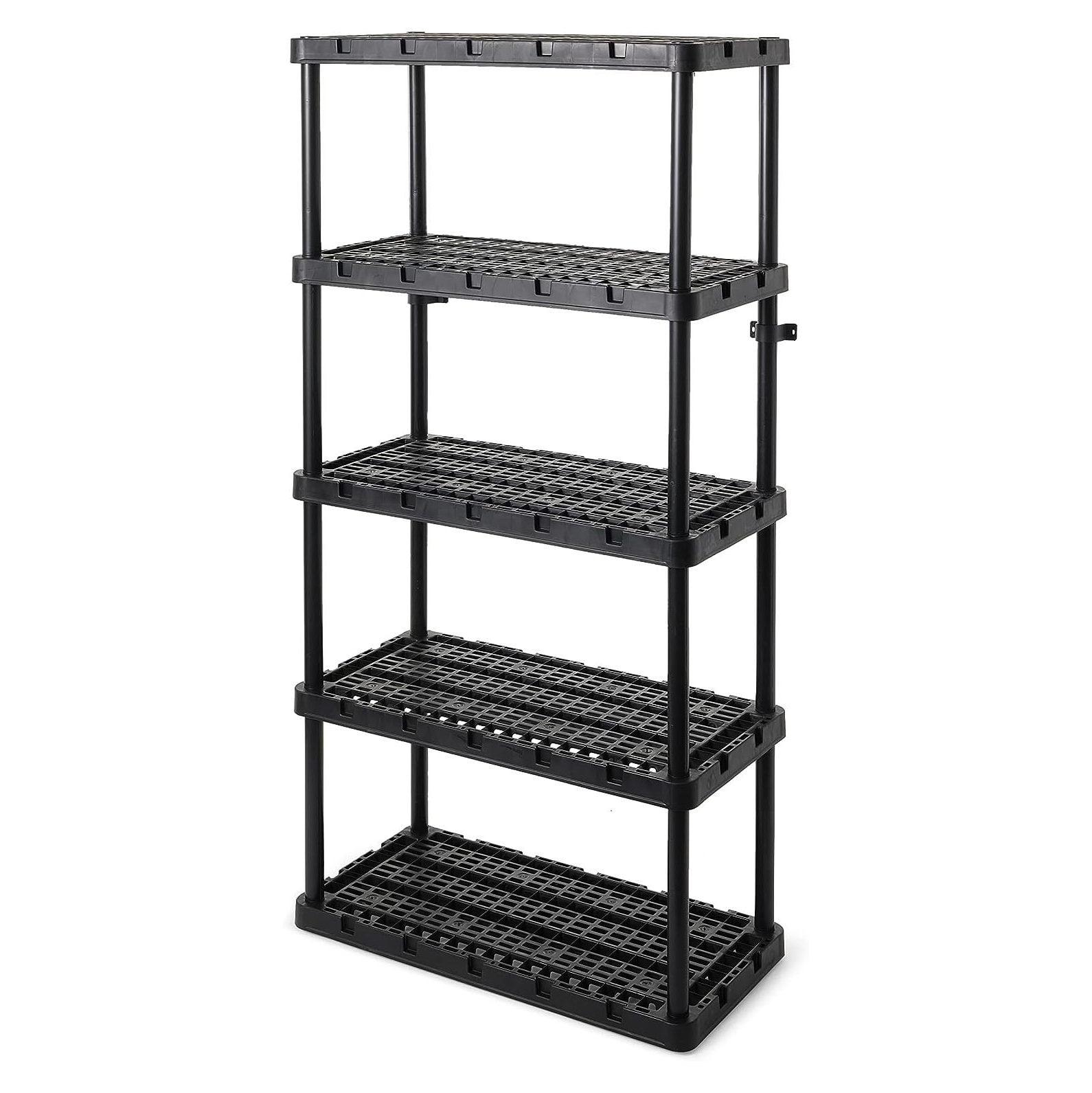 36'' W Plastic Shelving Unit