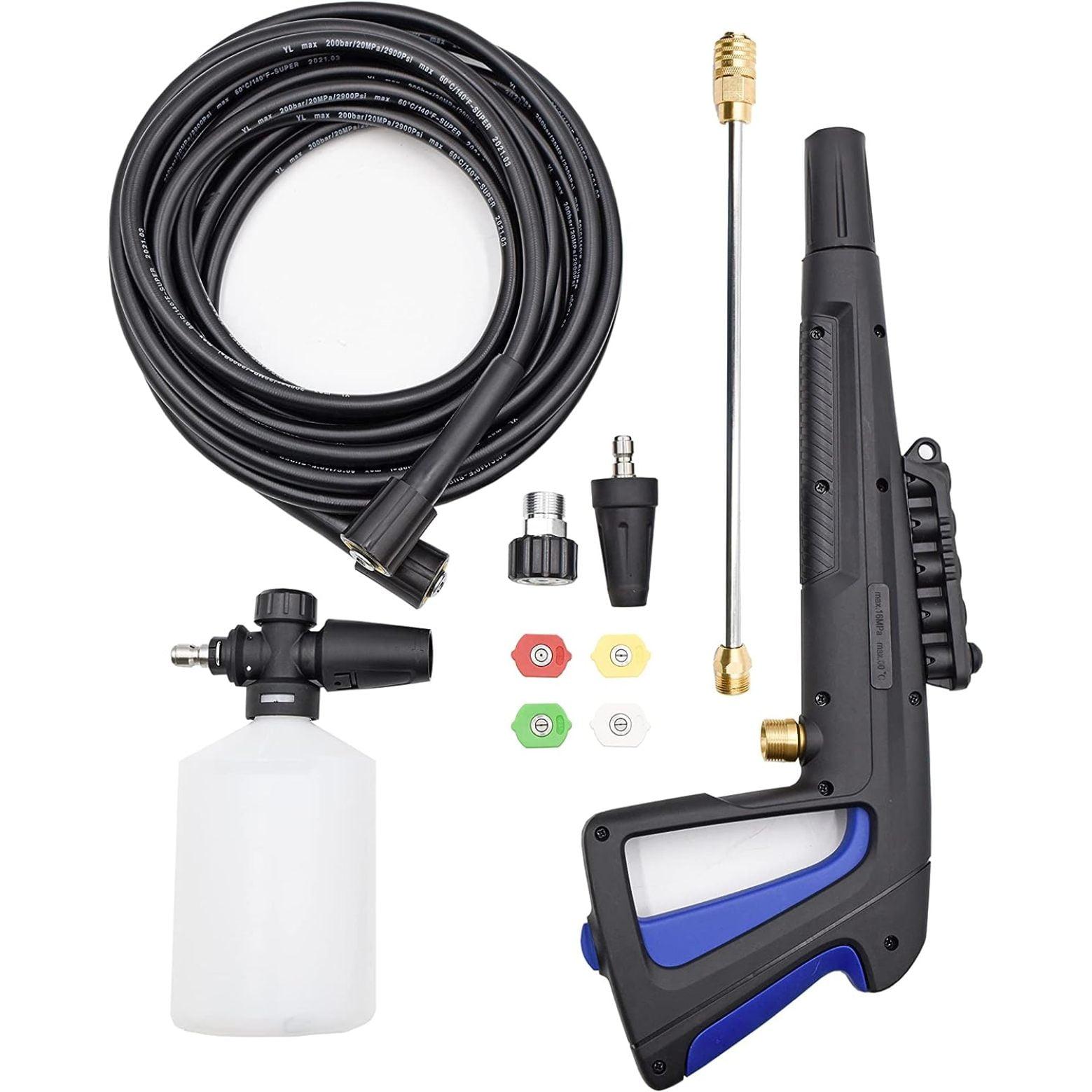 Universal Pressure Washer Accessory Kit with 25-Foot Hose