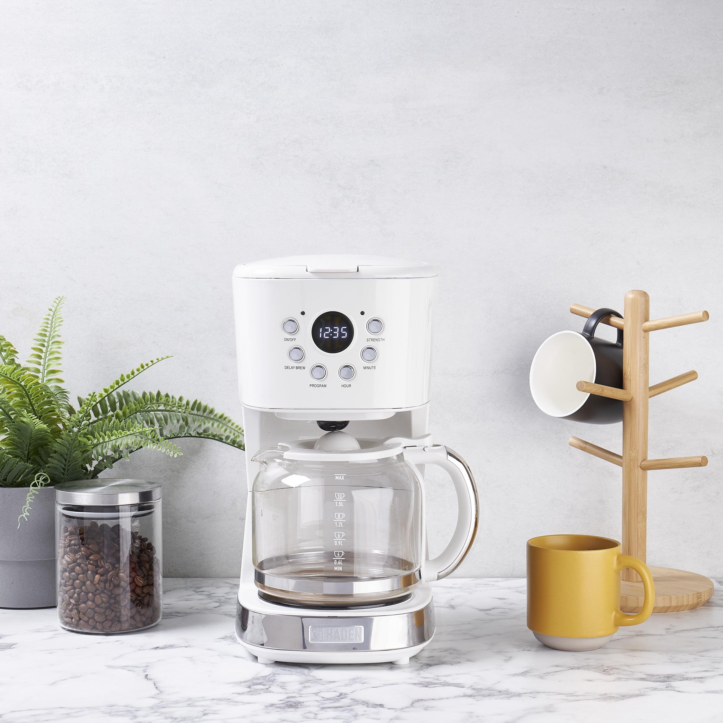 HADEN Ivory Programmable Drip Coffee Maker