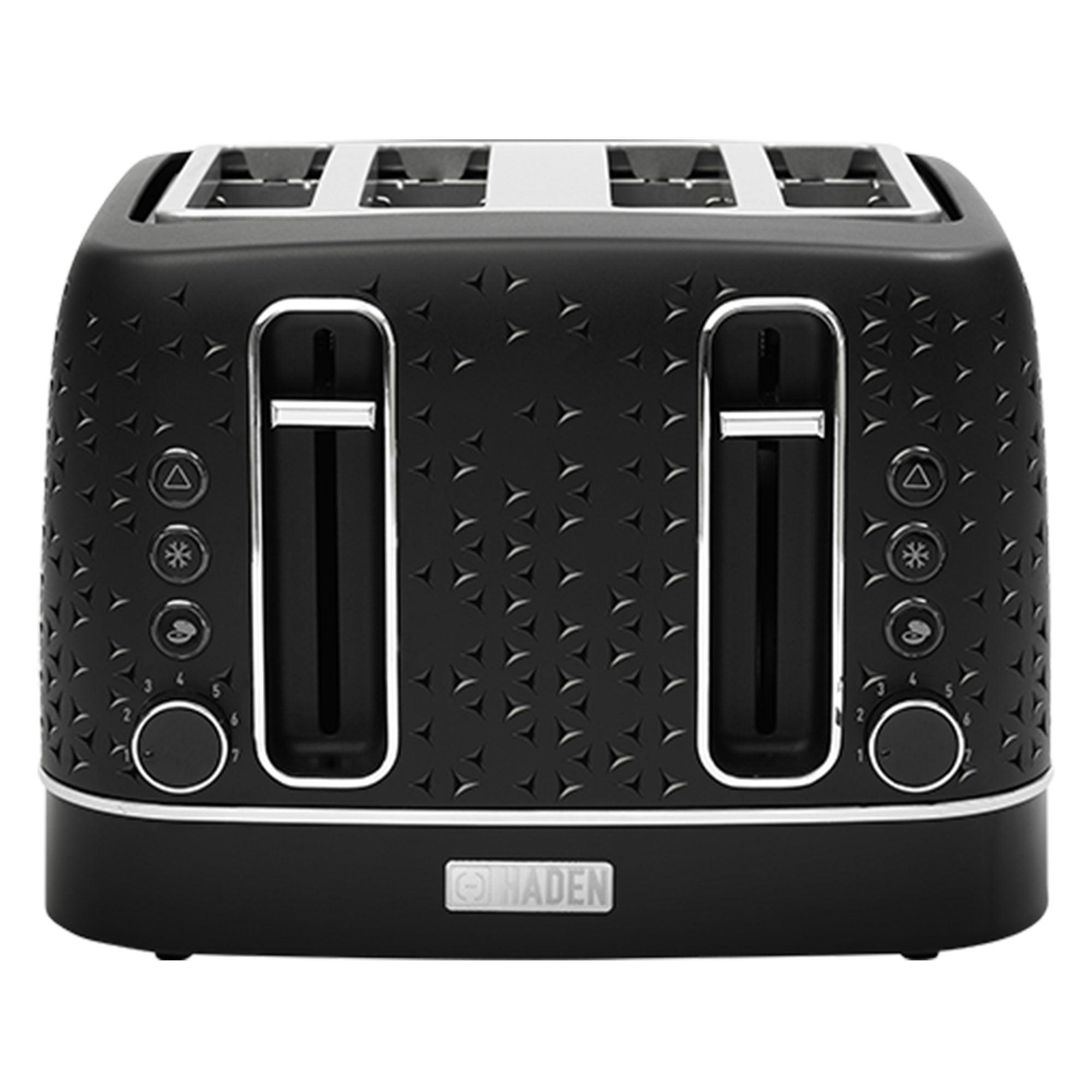 HADEN Starbeck Black 4-Slice Toaster