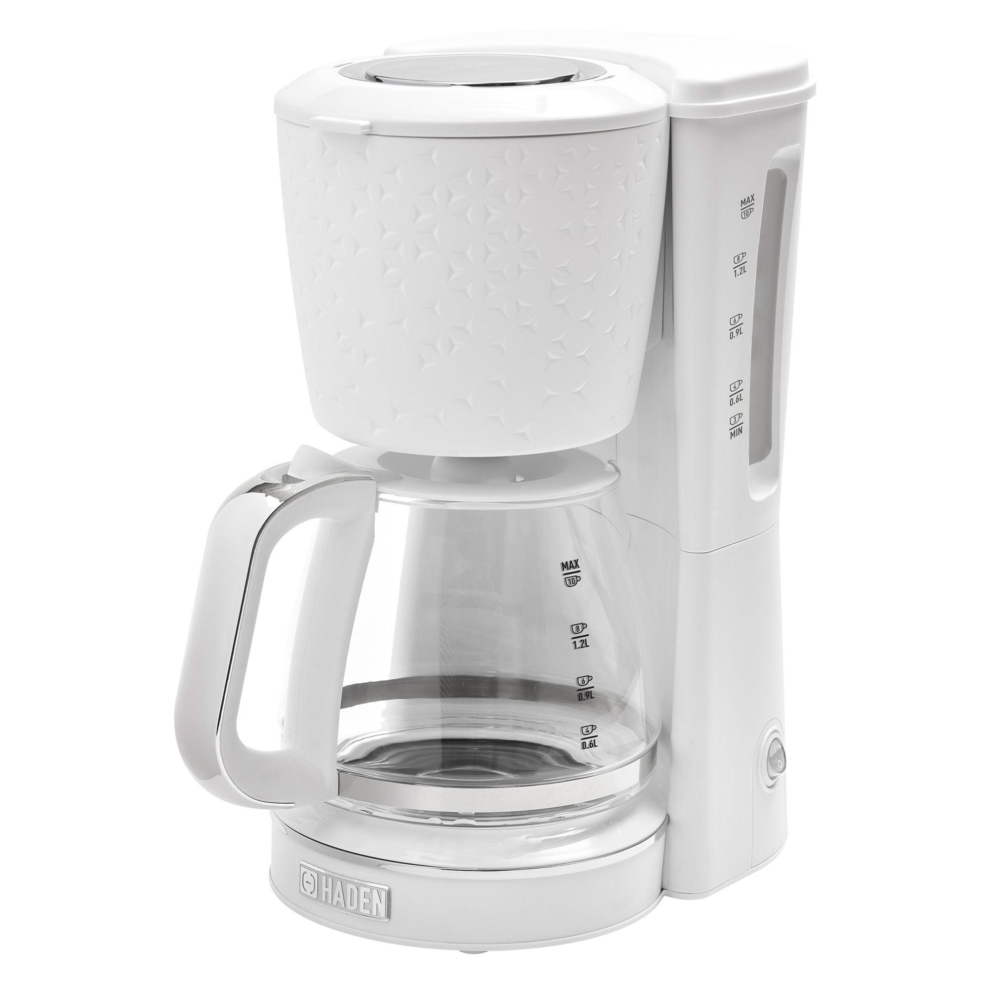 HADEN Starbeck White Drip Coffee Maker