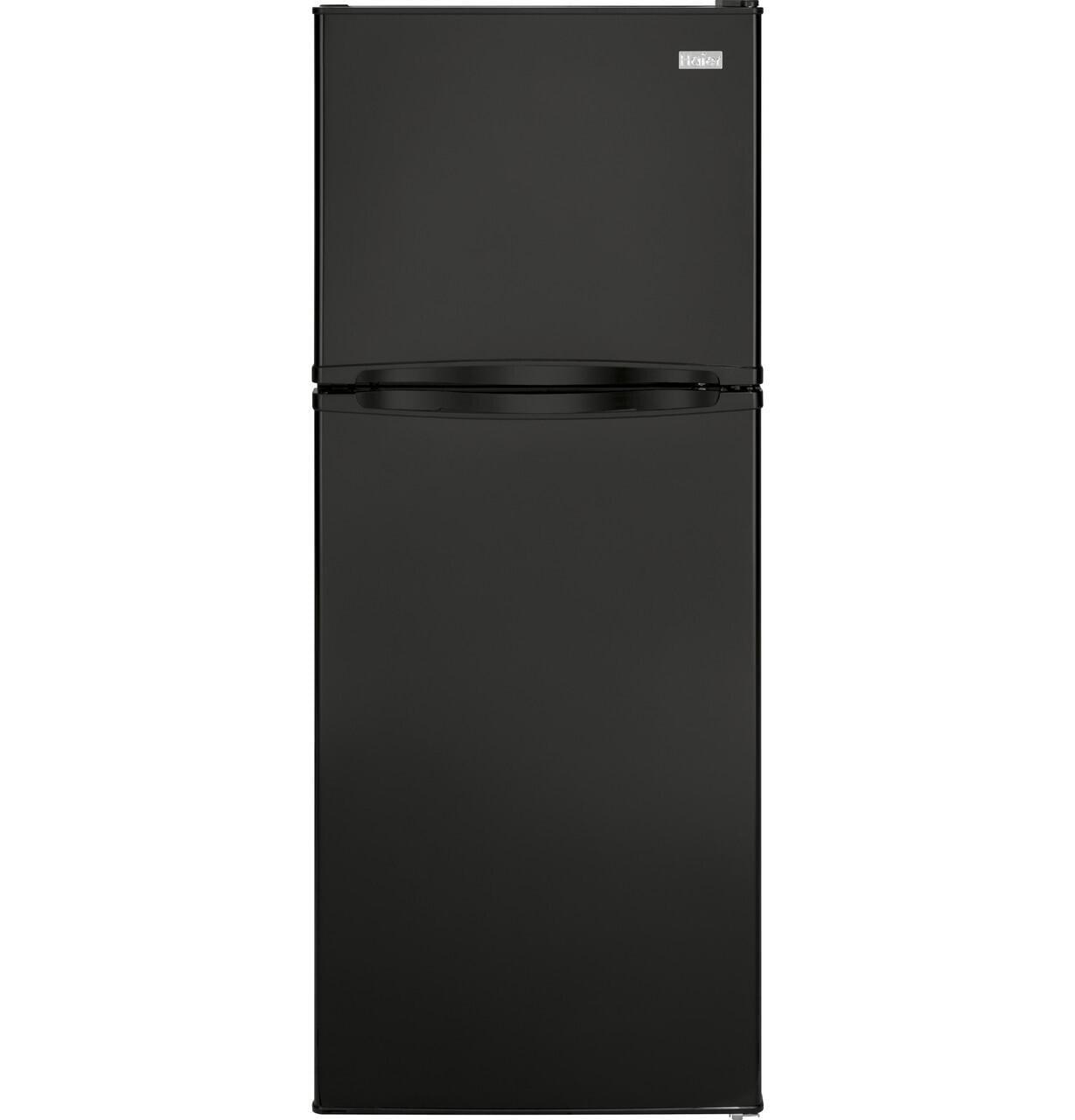 Haier Haier 24" 9.8 Cubic Feet Smudge-Resistant Top Freezer Refrigerator HA10TG21SB
