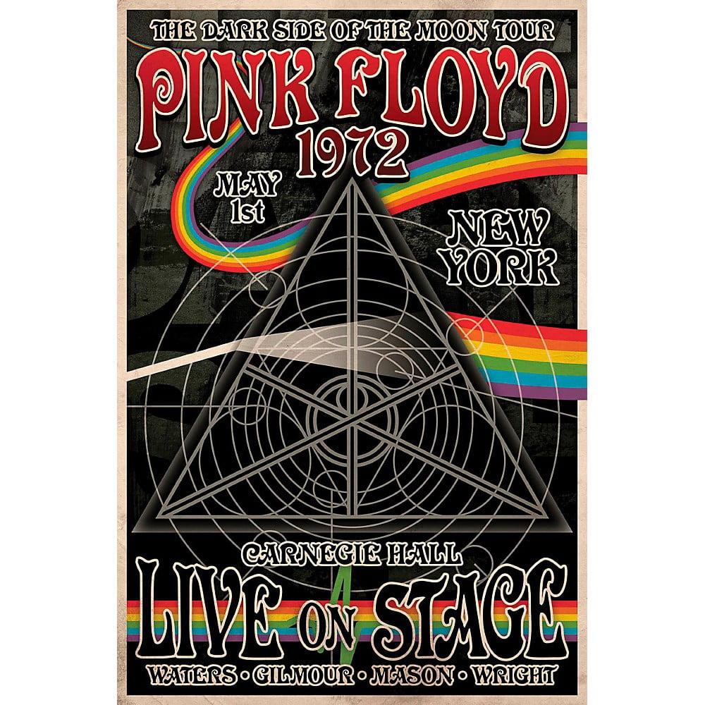 Pink Floyd Dark Side of the Moon 1972 Tour Poster