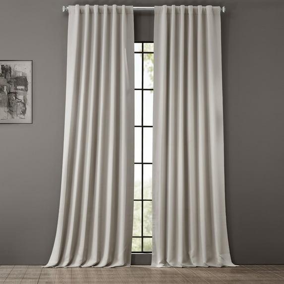 Half Price Drapes Alabaster Beige Room Darkening Curtains for Bedroom (1 Panel), 50W X 96L
