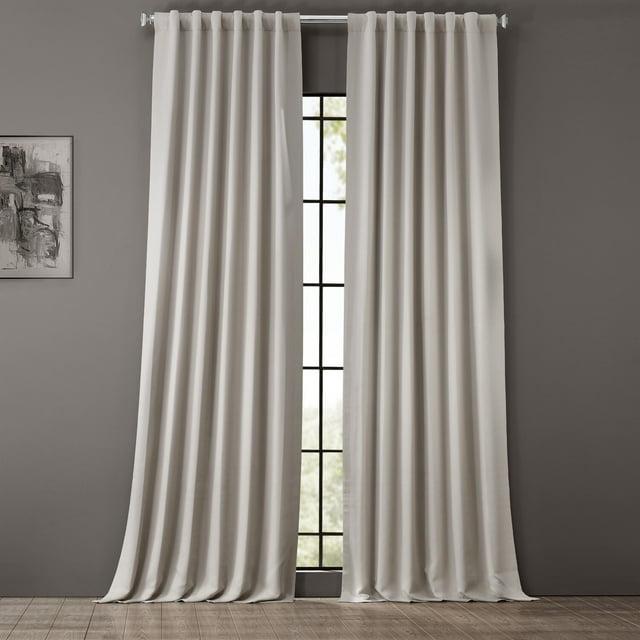 Half Price Drapes Alabaster Beige Room Darkening Curtains for Bedroom (1 Panel), 50W X 96L