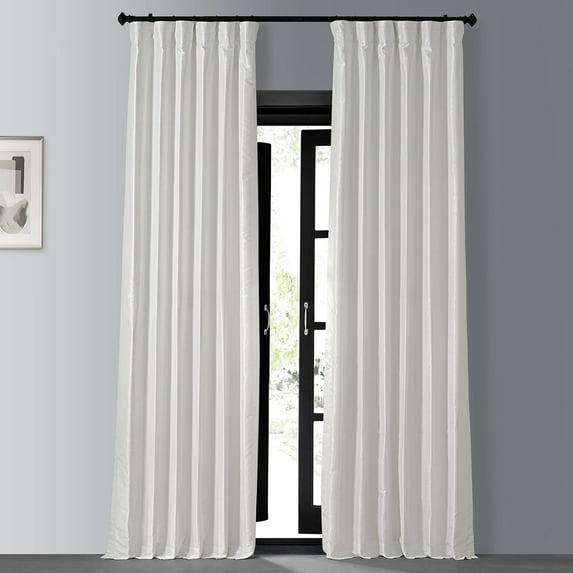 Half Price Drapes Crescent Moon Silk Blackout Curtains for Bedrooms(1 Panel),50WX 84L