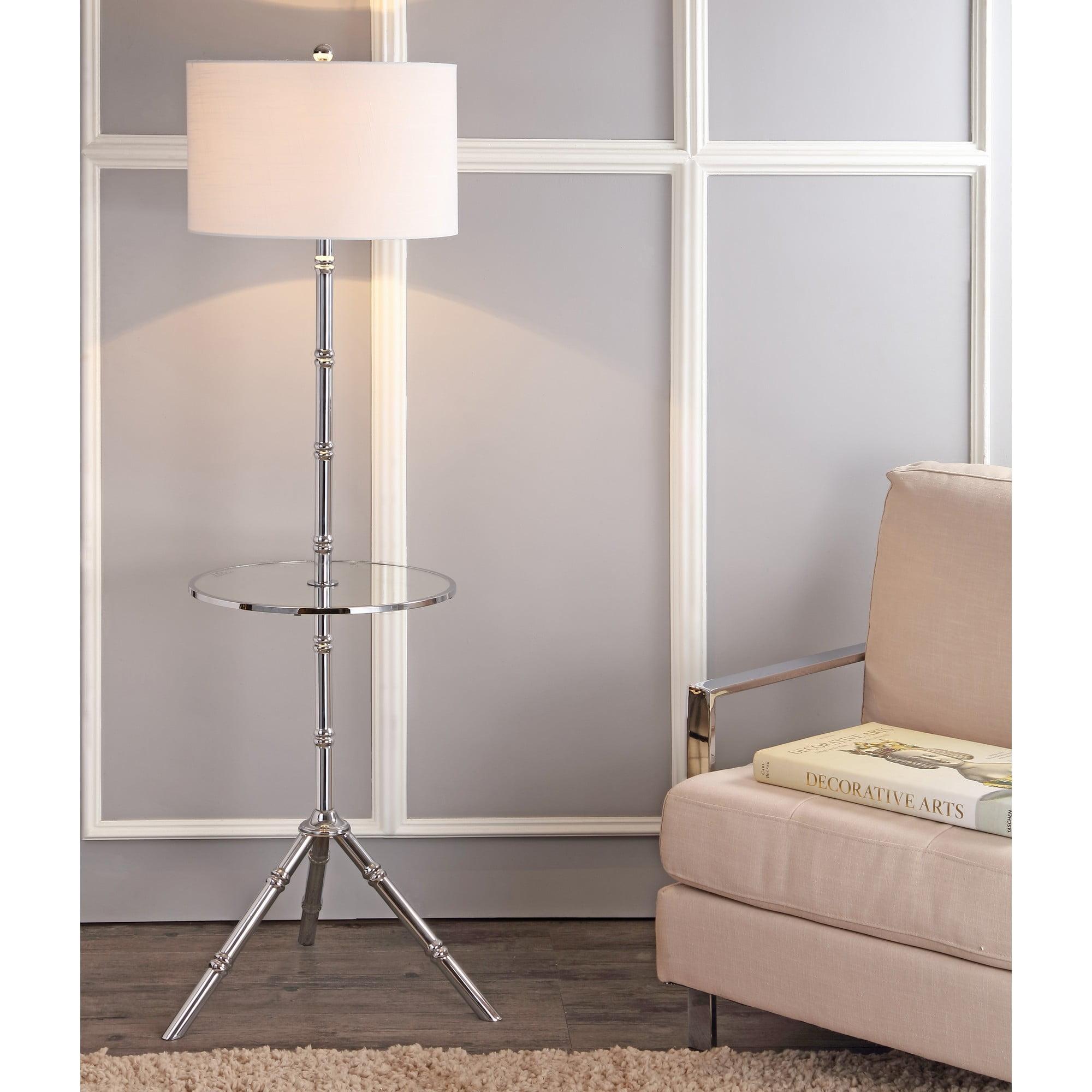 JONATHAN Y JYL Hall End Table Floor Lamp