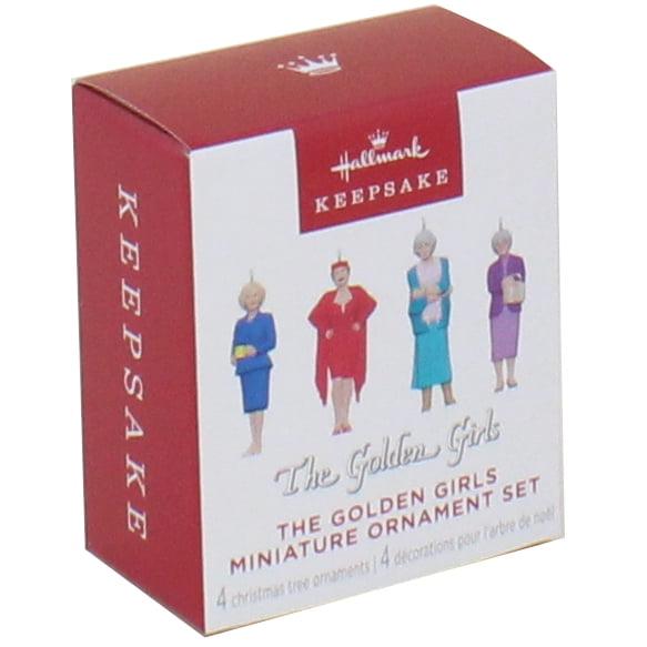 Hallmark 2024 Ornament - Mini The Golden Girls Ornaments, Set of 4
