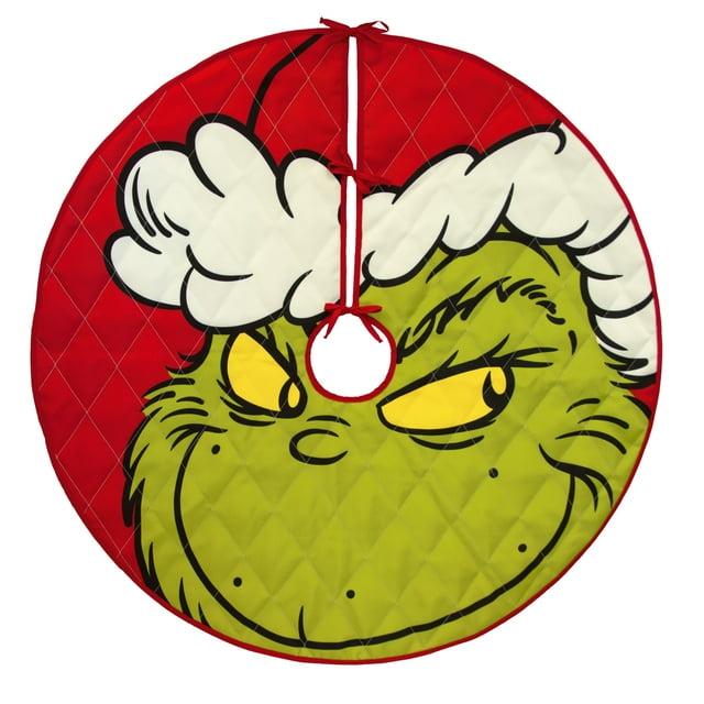 Hallmark Dr. Seuss's How the Grinch Stole Christmas! 40" Christmas Tree Skirt, Fabric
