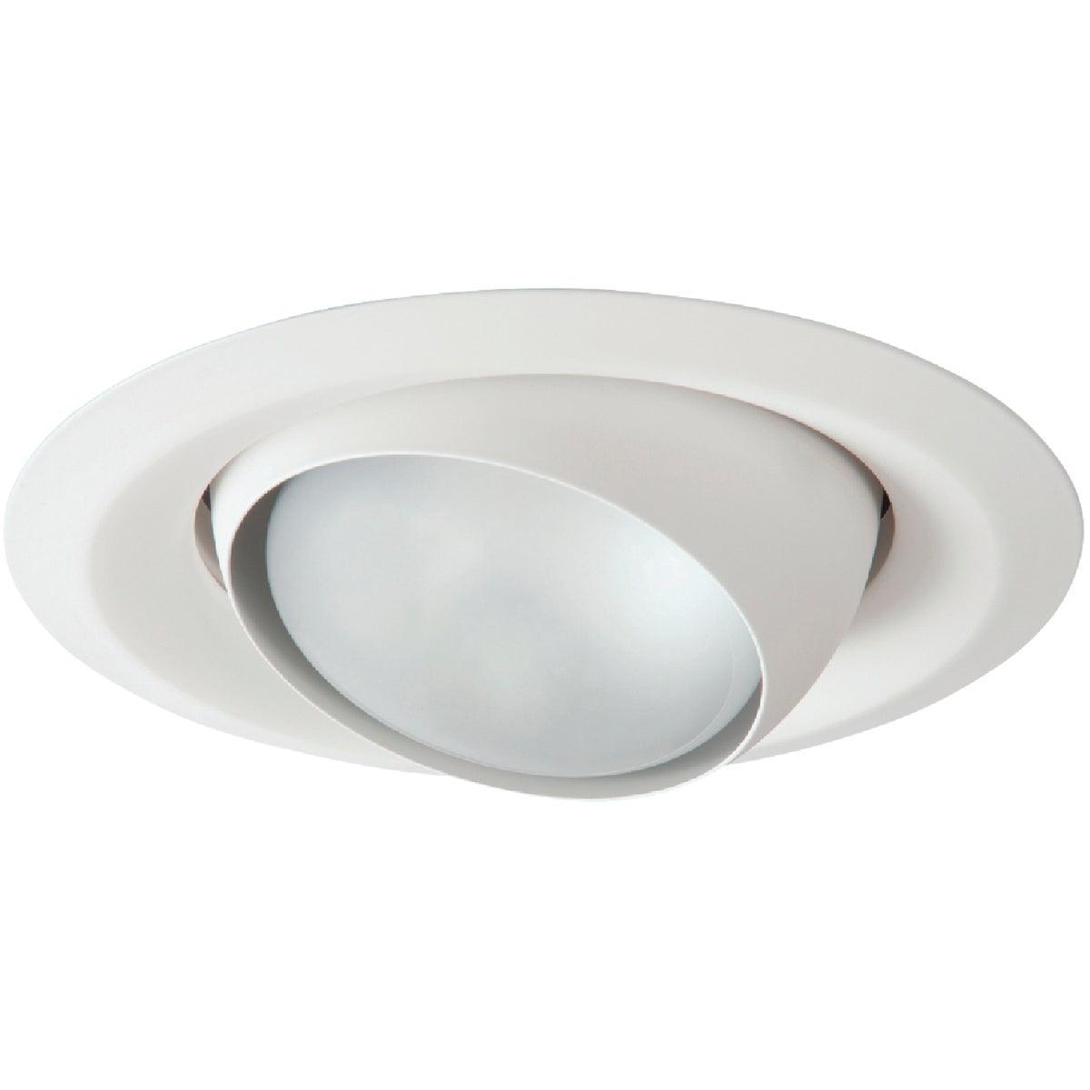 Halo 6-Inch White Gloss Aluminum Eyeball Trim