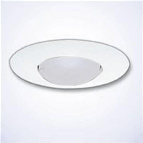 6'' White Open Recessed Trim