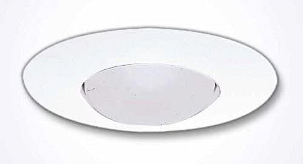 Halo 6-Inch Matte White Aluminum Recessed Light Trim