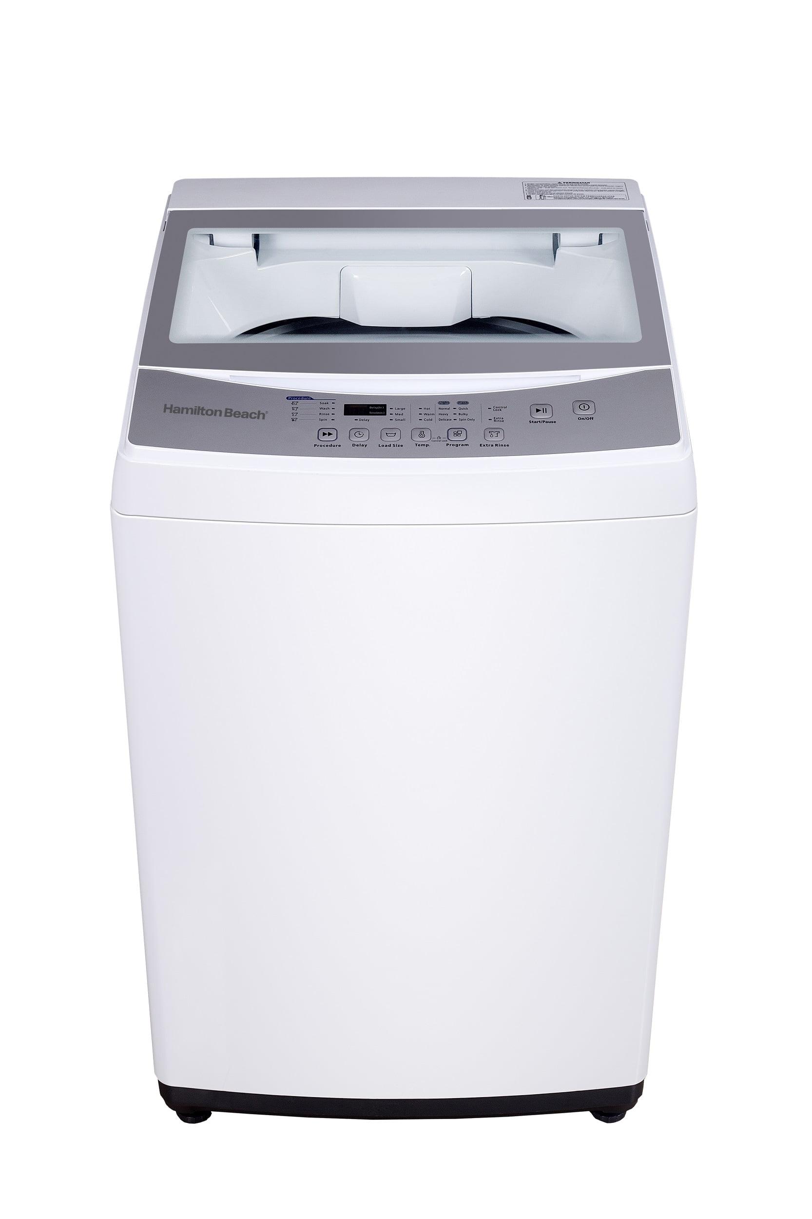 Hamilton Beach, 2.0 Cu. Ft. Portable Washer, White, HBPW210