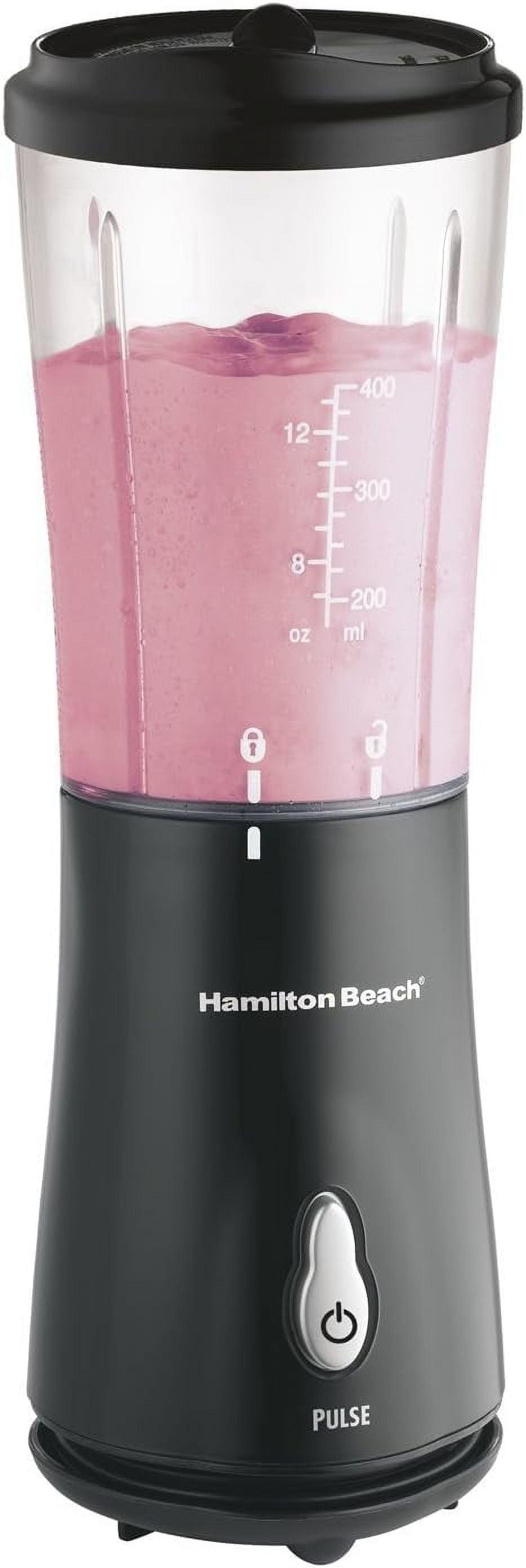 Hamilton Beach 51101B Personal Blender with Travel Lid, Black