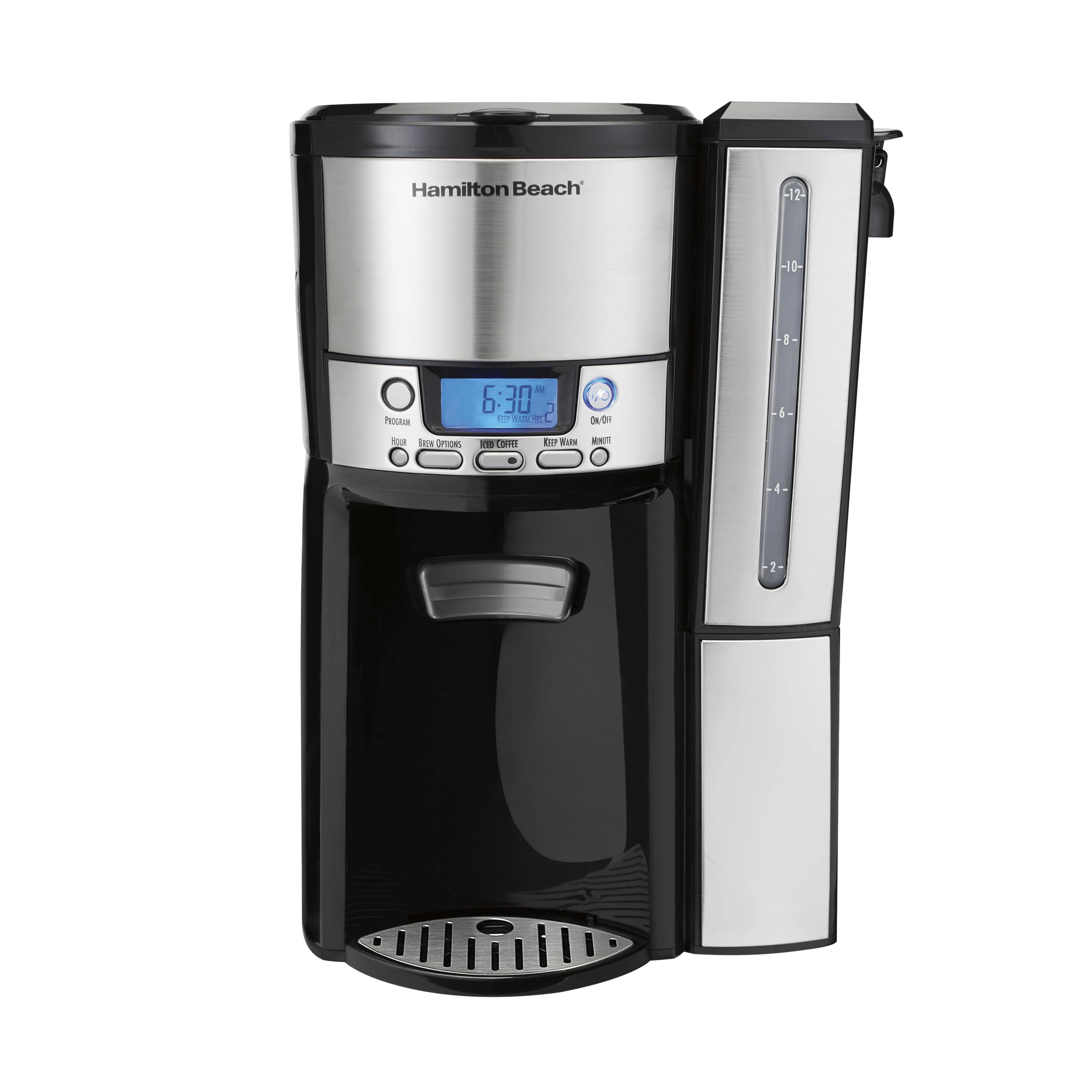 Hamilton Beach® Stainless Steel 12 Cup Dispensing Coffee Maker