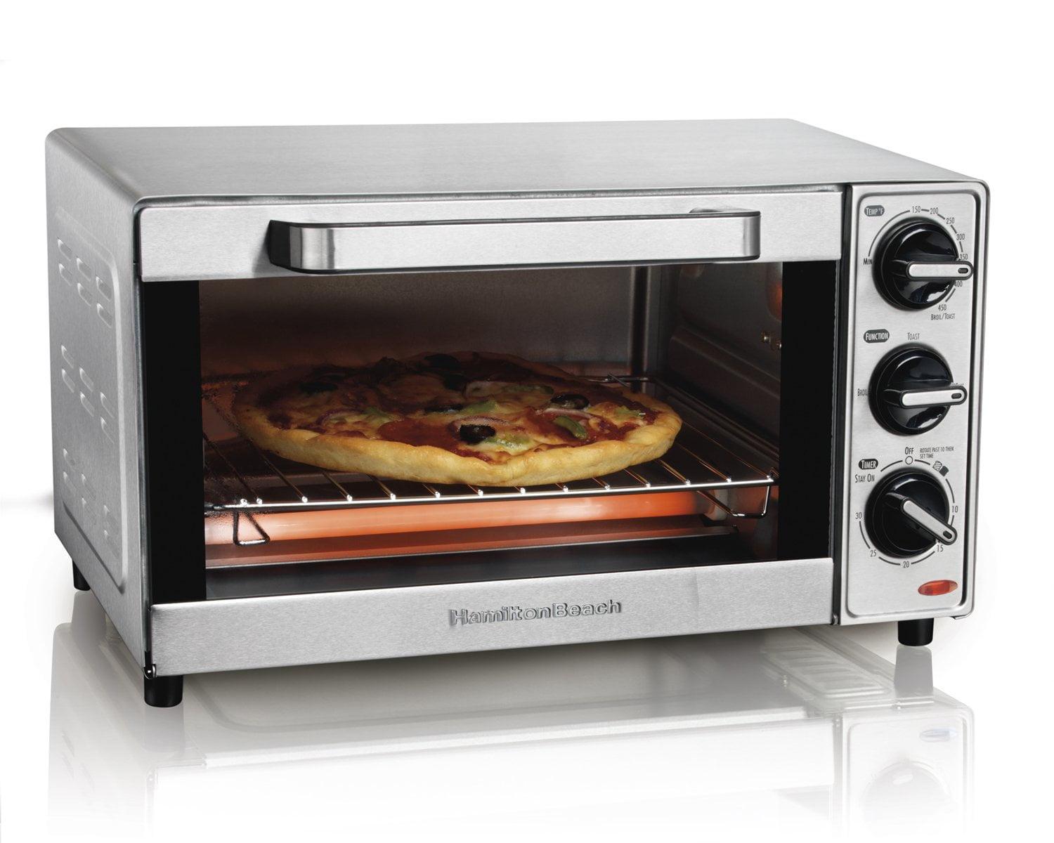 Hamilton Beach® Large 4-Slice Countertop Toaster Oven & Pizza Maker & Reviews | Wayfair