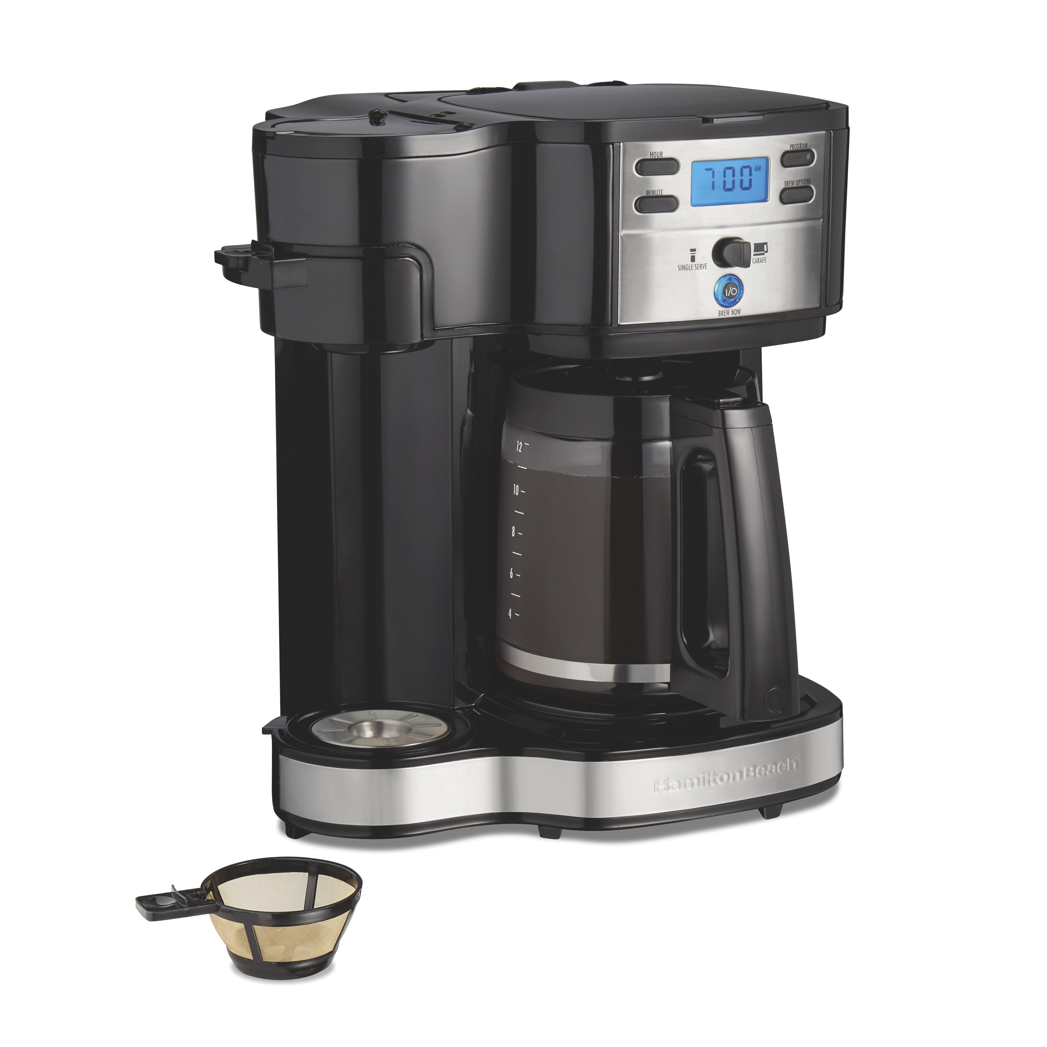Hamilton Beach Single-Serve Coffee Maker 49901: K-Cup Compatible, 6 Cup Capacity, 1400W, Black, Electric