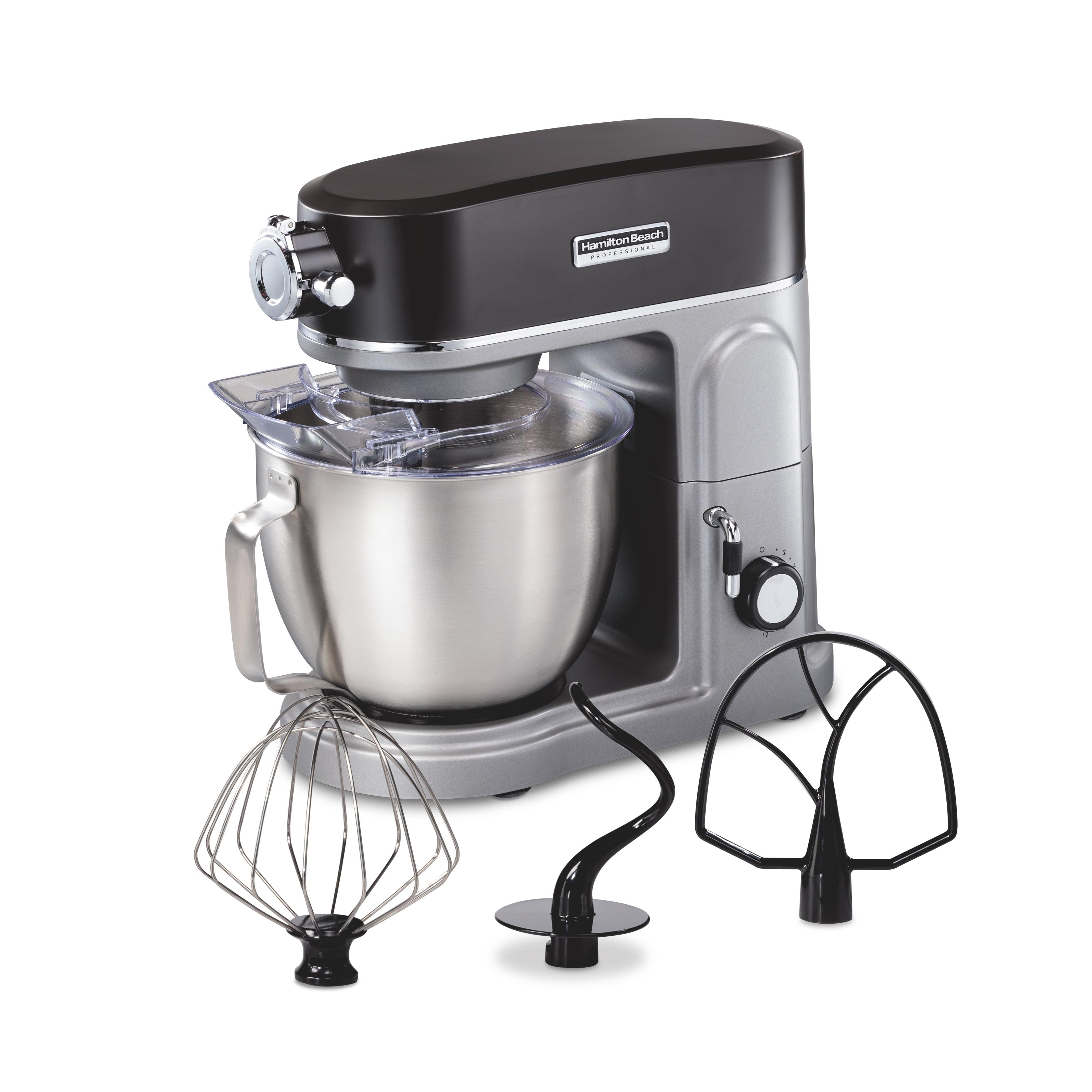 Hamilton Beach Silver 12-Speed Stainless Steel Stand Mixer