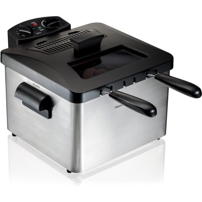 Stainless Steel Dual Basket Electric Deep Fryer