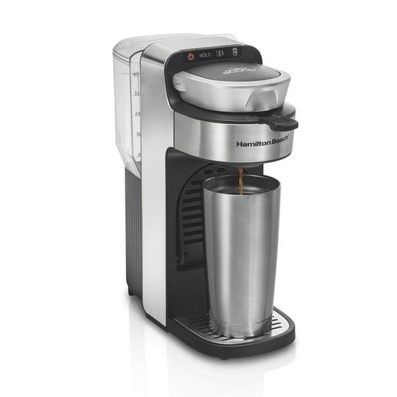 Hamilton Beach® The Scoop® Single-Serve Coffee Maker with Removable Reservoir Stainless Steel
