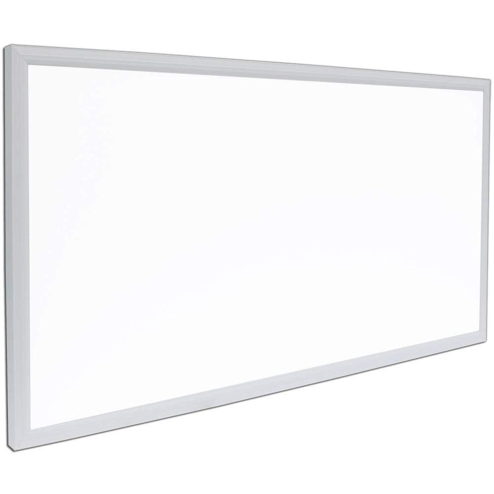 Hamilton Hills G2 LED Panel Recessed in Ceiling Tile Light or Ceiling Thin Flush Mount Lighting in Laundry Garage Workshop Office | DLC Certified Bright Downlight (24" x 48")